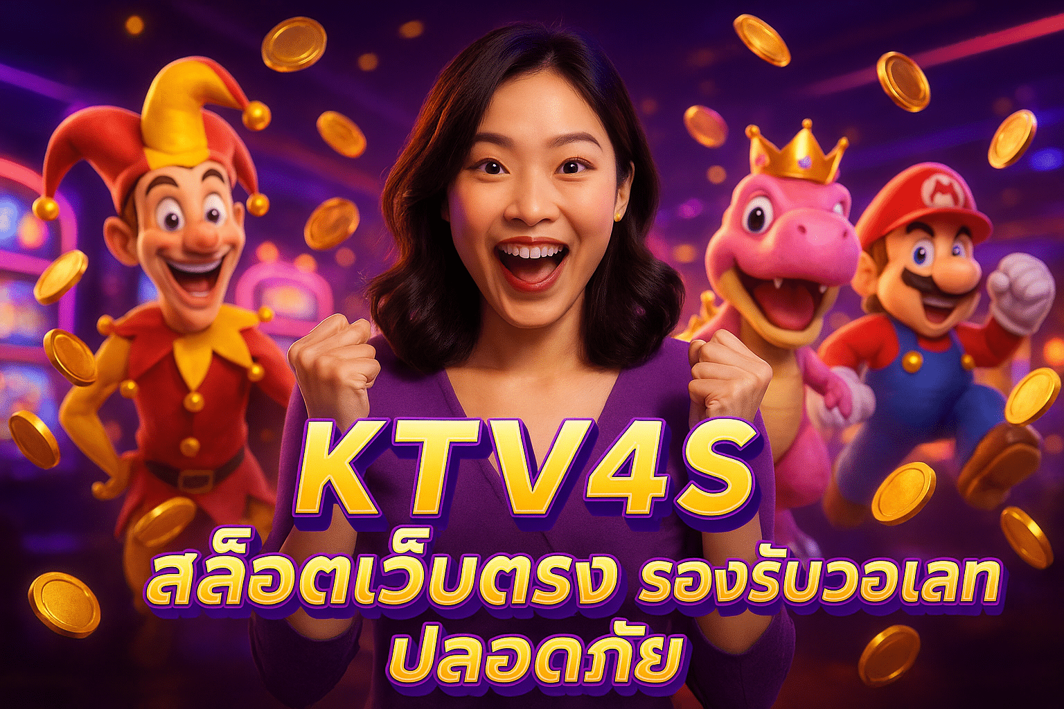 KTV4S สล็อตเว็บตรง รองรับวอเลท ปลอดภัย
