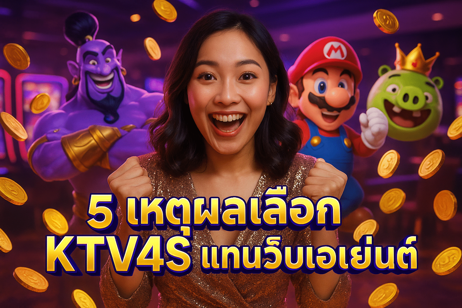 5 เหตุผลเลือก KTV4S แทนเว็บเอเย่นต์