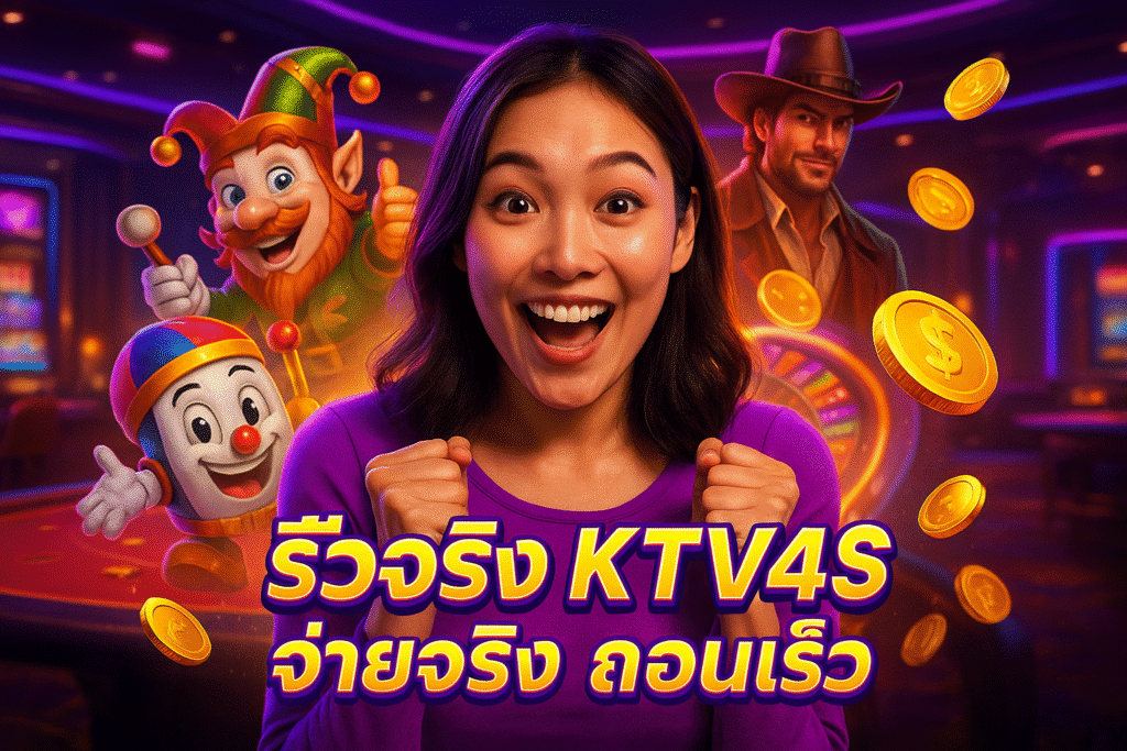 รีวิวจริง KTV4S จ่ายจริง ถอนเร็ว
