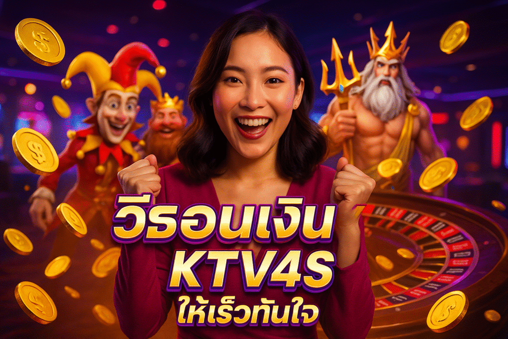 วิธีถอนเงิน KTV4S ให้เร็วทันใจ