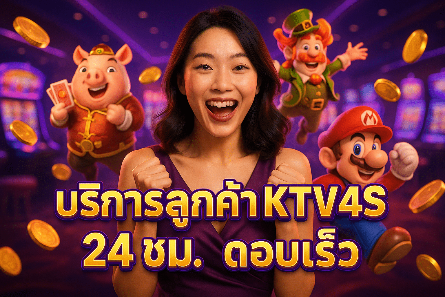 บริการลูกค้า KTV4S 24 ชม ตอบเร็ว